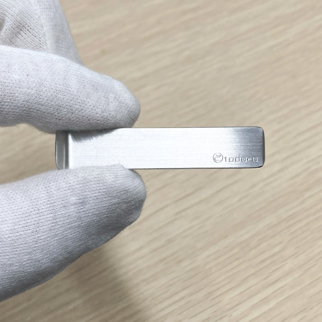 issun シンプルで小さいステンレスのしおり simple small stainless steel bookmark