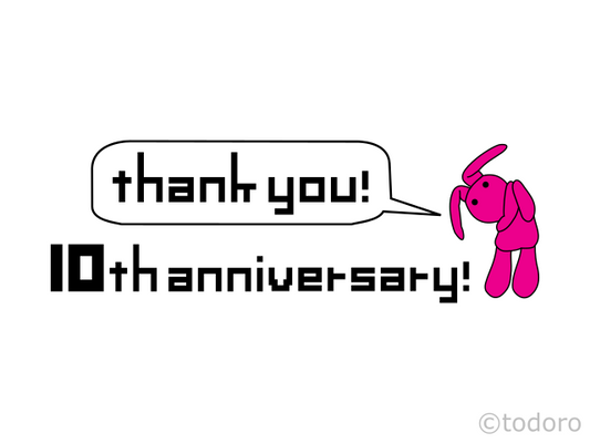 10周年記念企画 第三弾 todoroオリジナルマグネットステッカープレゼントキャンペーン